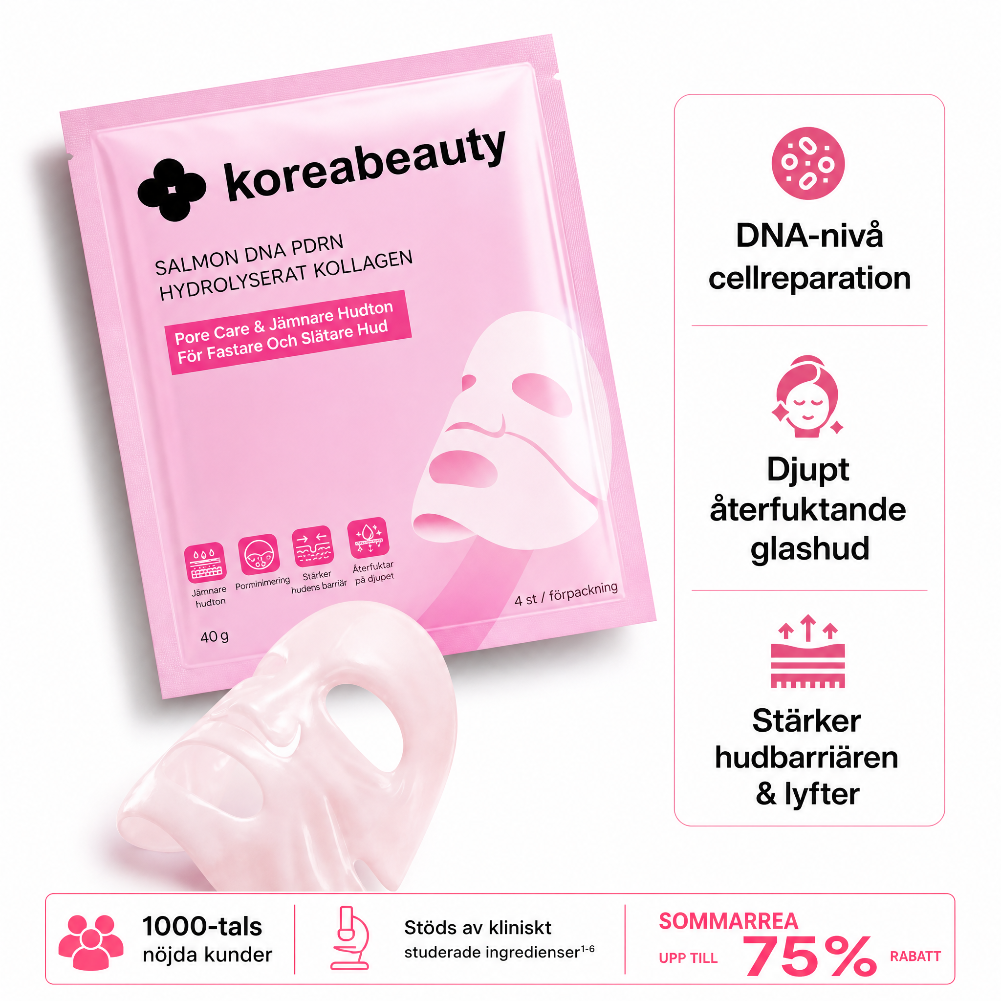 Instalift - PDRN Bio-Kollagenmask