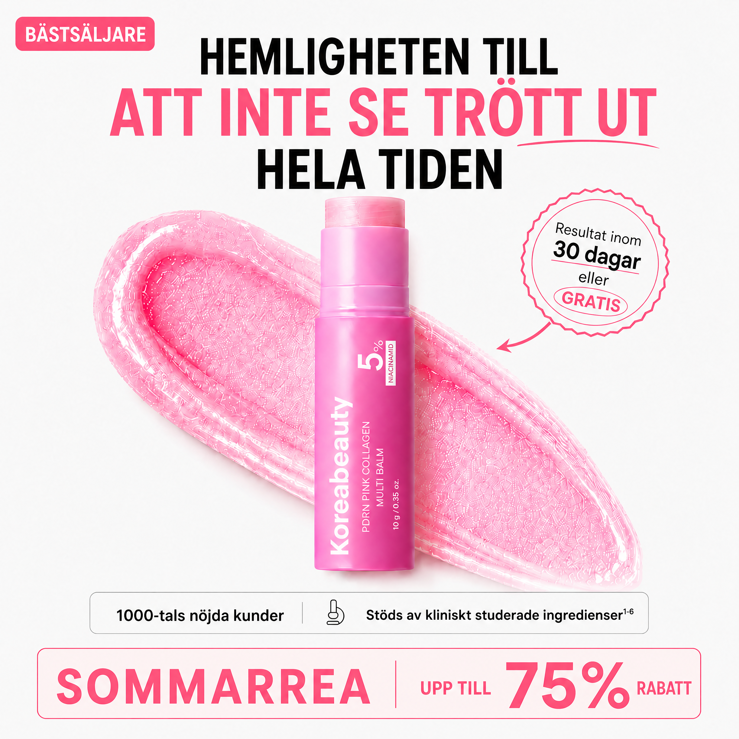 Instalift - PDRN pink kollagen multistift