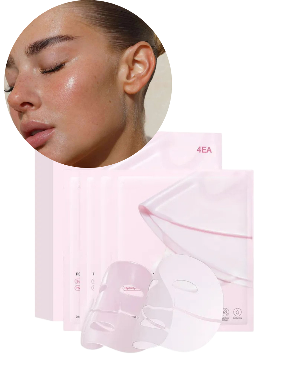 Instalift PDRN + kollagen glow ansiktsmask